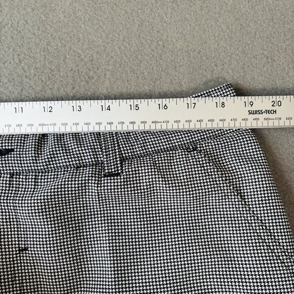 FireThorne Mens Golf Shorts Houndstooth Black White Size 40 Bermuda Outdoor Prep - Picture 4 of 16